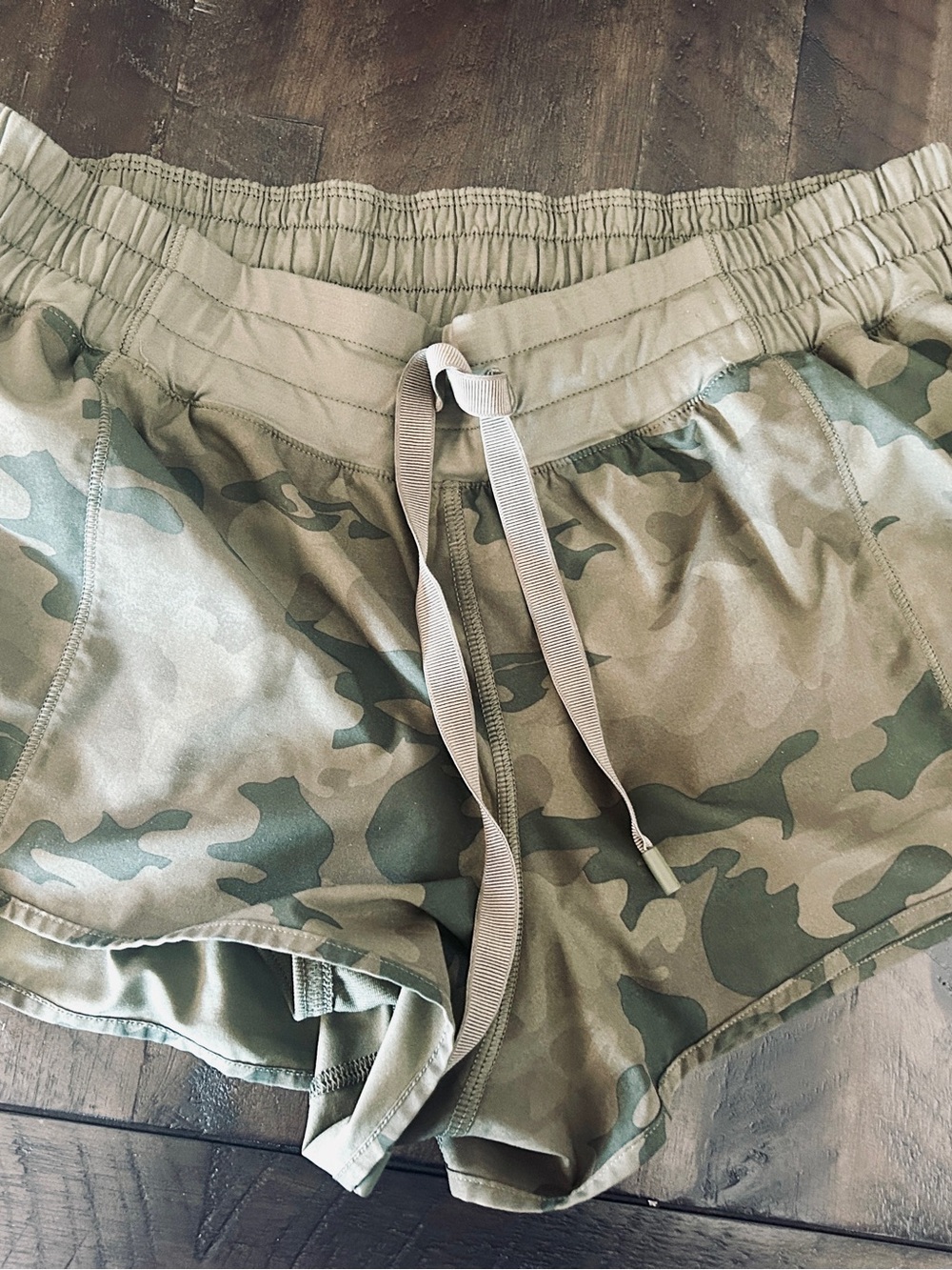 Lululemon Camo Running Shorts
